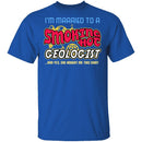 Smokin Hot Geologist T-Shirt CustomCat