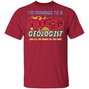 Smokin Hot Geologist T-Shirt CustomCat