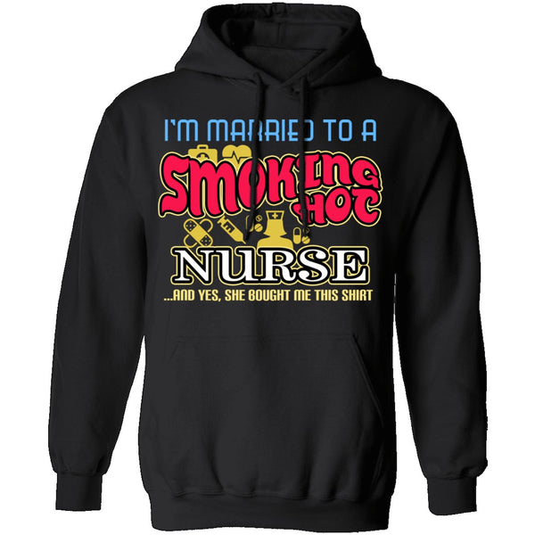 Smokin Hot Nurse T-Shirt CustomCat