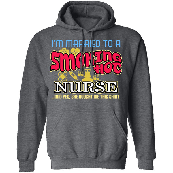 Smokin Hot Nurse T-Shirt CustomCat