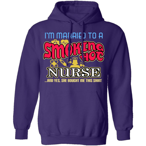Smokin Hot Nurse T-Shirt CustomCat