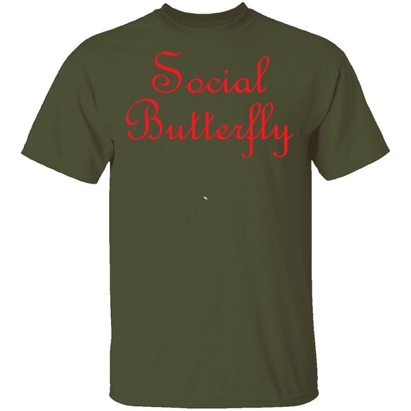 Social Butterfly T-Shirt CustomCat