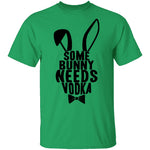 Some Bunny Needs Vodka T-Shirt CustomCat