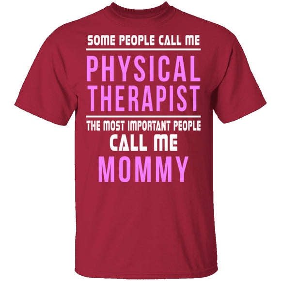 Some Call Me Physical Therapist T-Shirt CustomCat