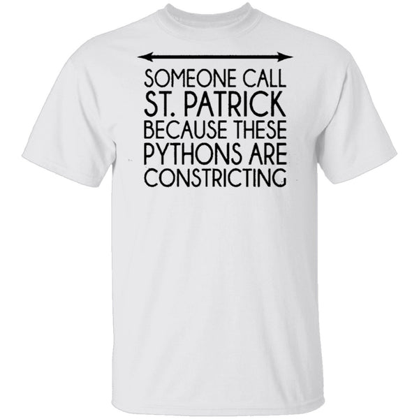 Someone Call St. Patrick Because These Pythons Are Constricting T-Shirt CustomCat