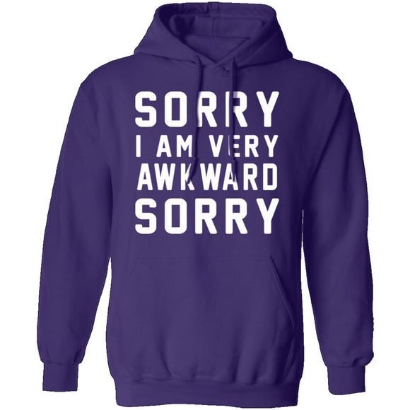 Sorry I'm Awkward Sorry T-Shirt CustomCat