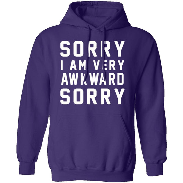 Sorry I'm Awkward Sorry T-Shirt CustomCat