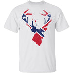 Southern Flag Deer T-Shirt CustomCat