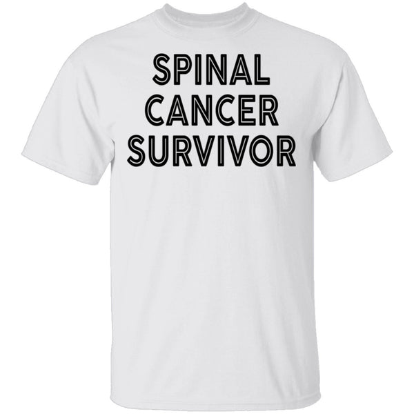 Spinal Cancer Survivor T-Shirt CustomCat