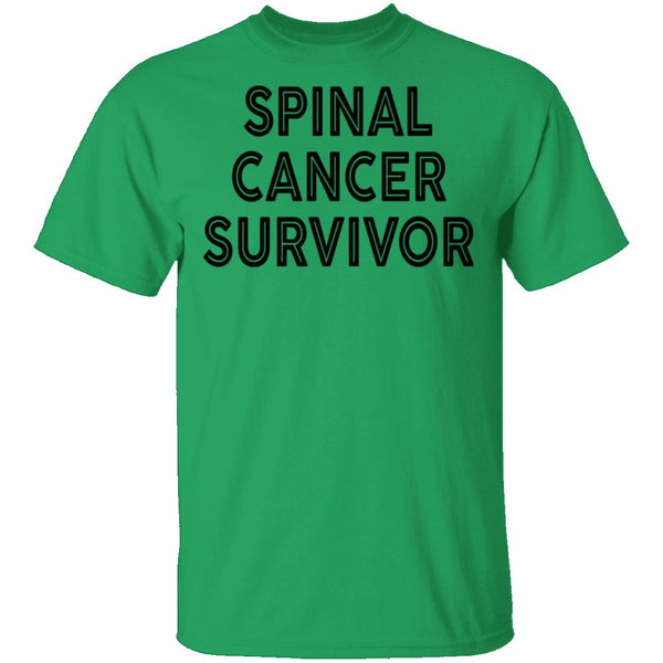 Spinal Cancer Survivor T-Shirt CustomCat