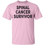 Spinal Cancer Survivor T-Shirt CustomCat