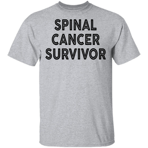 Spinal Cancer Survivor T-Shirt CustomCat