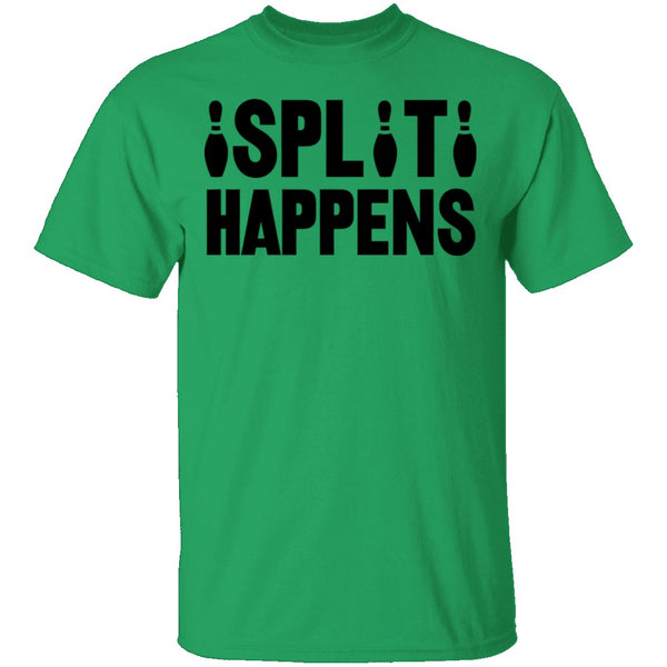 Split Happens T-Shirt CustomCat