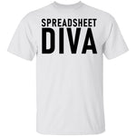 Spreadsheet Diva T-Shirt CustomCat