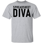 Spreadsheet Diva T-Shirt CustomCat