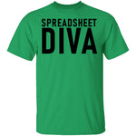 Spreadsheet Diva T-Shirt CustomCat