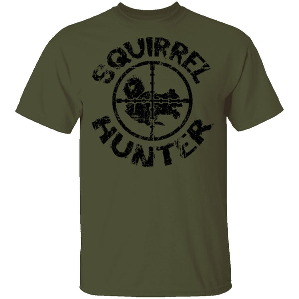 Squirrel Hunter T-Shirt CustomCat