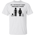 St. Patrick's Day Pinching Chart T-Shirt CustomCat