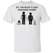 St. Patrick's Day Pinching Chart T-Shirt