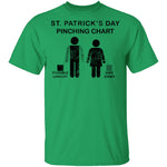 St. Patrick's Day Pinching Chart T-Shirt CustomCat
