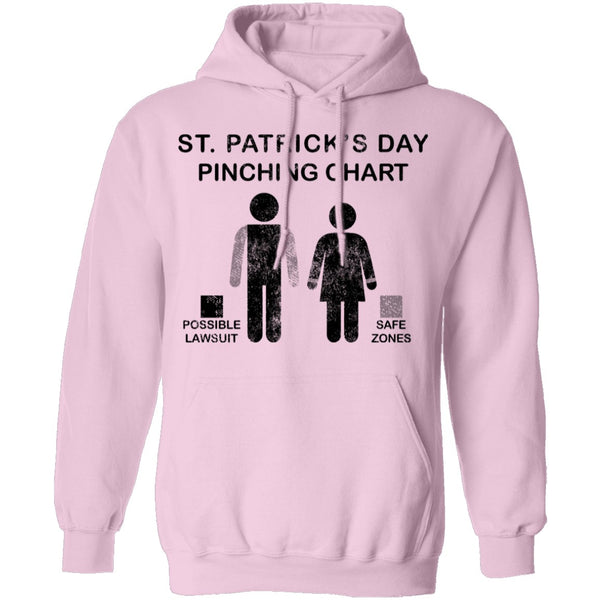 St. Patrick's Day Pinching Chart T-Shirt CustomCat