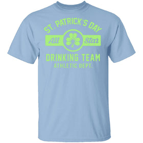 St. Patricks Day Drinking Team T-Shirt CustomCat