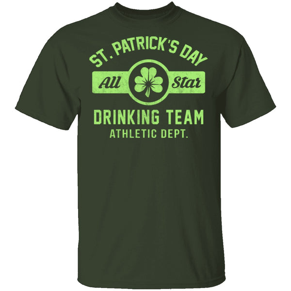 St. Patricks Day Drinking Team T-Shirt CustomCat