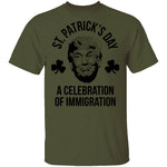 St. patrick's Day A Celebration Of Immigration T-Shirt CustomCat