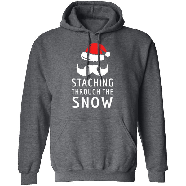 Staching Through The Snow T-Shirt CustomCat