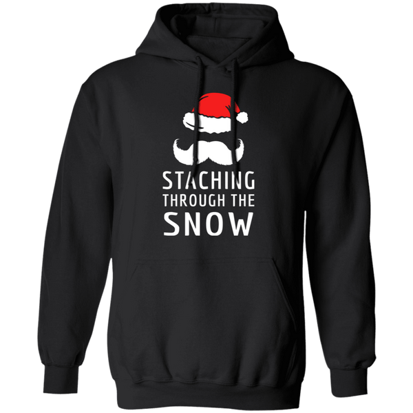 Staching Through The Snow T-Shirt CustomCat