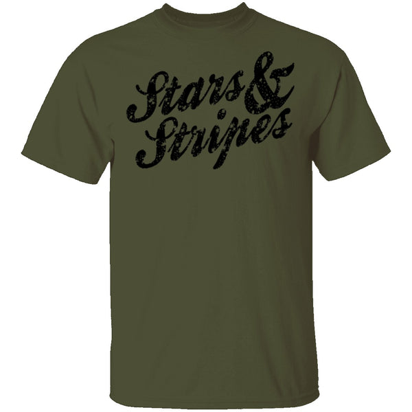 Stars and Stripes T-Shirt CustomCat