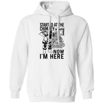 Started At The Chimney Now I'm Here T-Shirt CustomCat