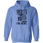 Started At The Chimney Now I'm Here T-Shirt CustomCat