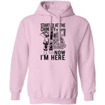 Started At The Chimney Now I'm Here T-Shirt CustomCat