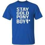 Stay Gold Pony Boy T-Shirt CustomCat