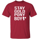 Stay Gold Pony Boy T-Shirt CustomCat