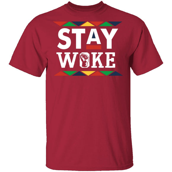 Stay Woke T-Shirt CustomCat