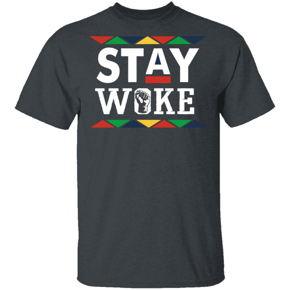Stay Woke T-Shirt CustomCat