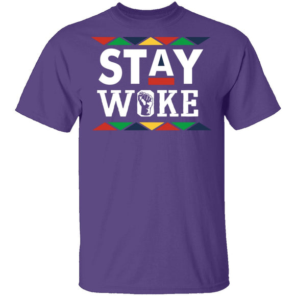 Stay Woke T-Shirt CustomCat