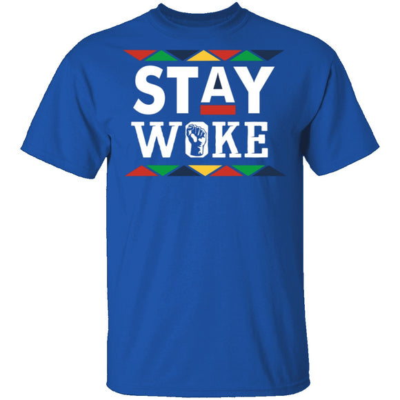 Stay Woke T-Shirt CustomCat
