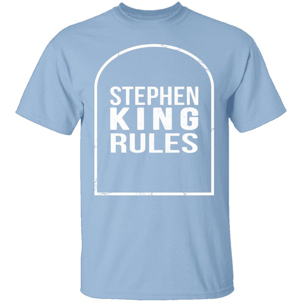 Stephen King Rules T-Shirt CustomCat