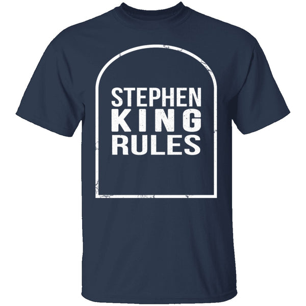 Stephen King Rules T-Shirt CustomCat