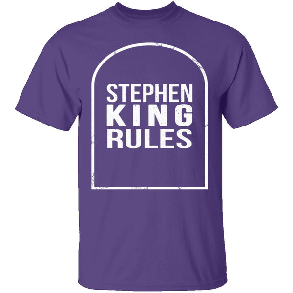 Stephen King Rules T-Shirt CustomCat