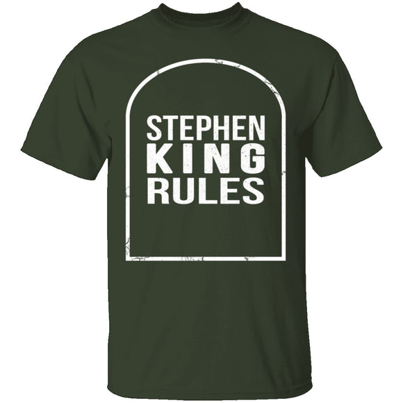 Stephen King Rules T-Shirt CustomCat