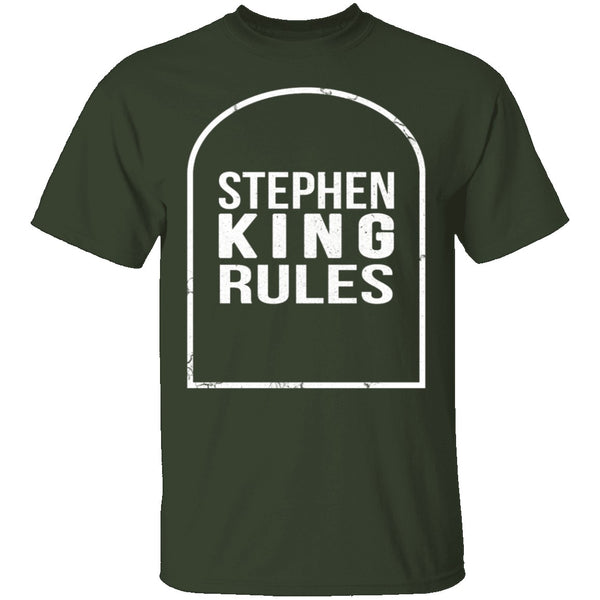 Stephen King Rules T-Shirt CustomCat