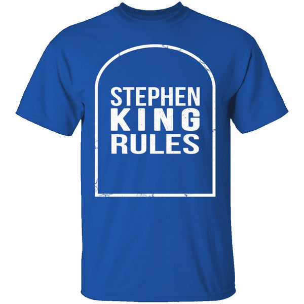 Stephen King Rules T-Shirt CustomCat