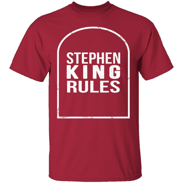 Stephen King Rules T-Shirt CustomCat