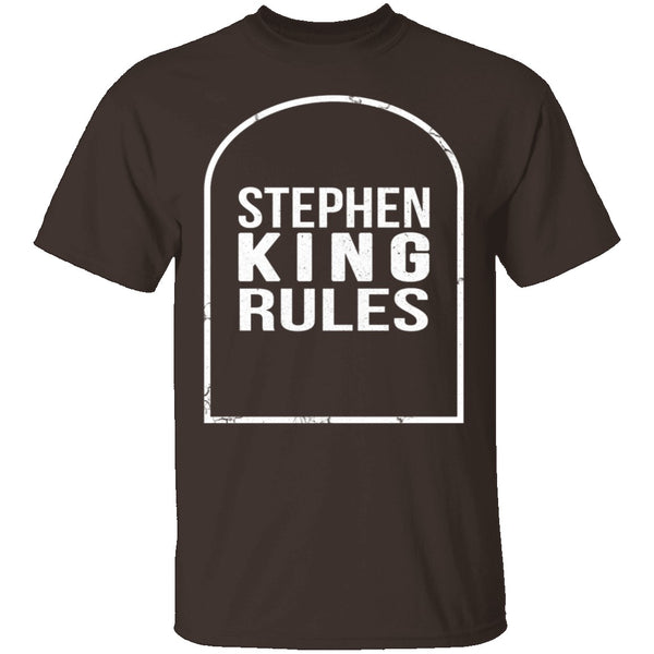 Stephen King Rules T-Shirt CustomCat