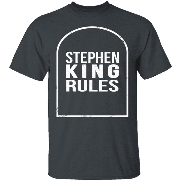 Stephen King Rules T-Shirt CustomCat