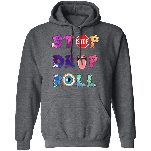 Stop Drop Roll T-Shirt CustomCat